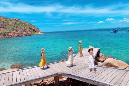 Tour Quy Nhơn - Hòn Khô - Kỳ Co - Eo Gió - Trung Lương 1 ngày